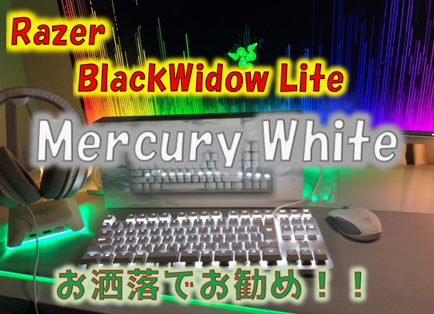 Razer BlackWidow Lite JP Mercury Whiteの使用感をレビュー 最後に