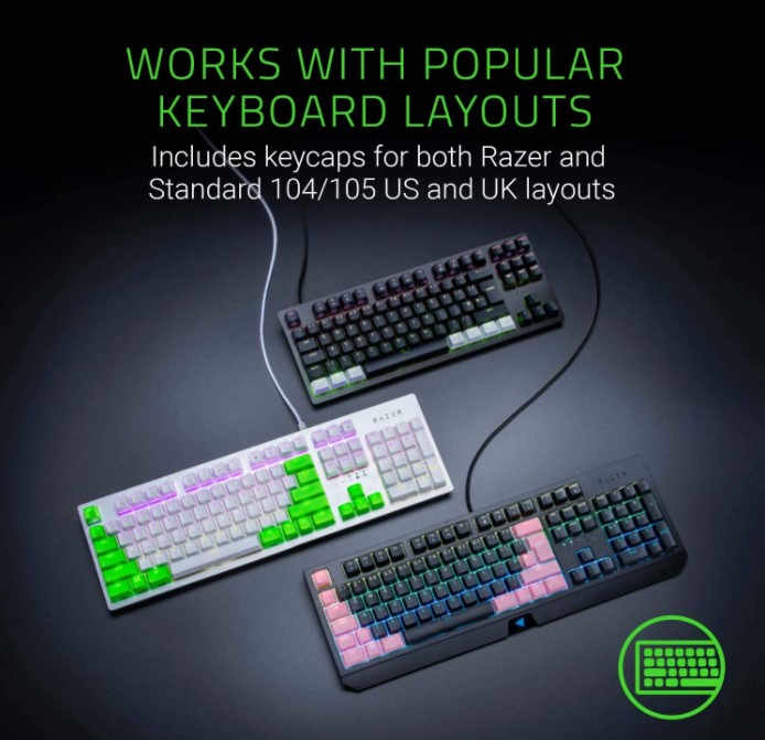 Razer PBT Keycapの画像