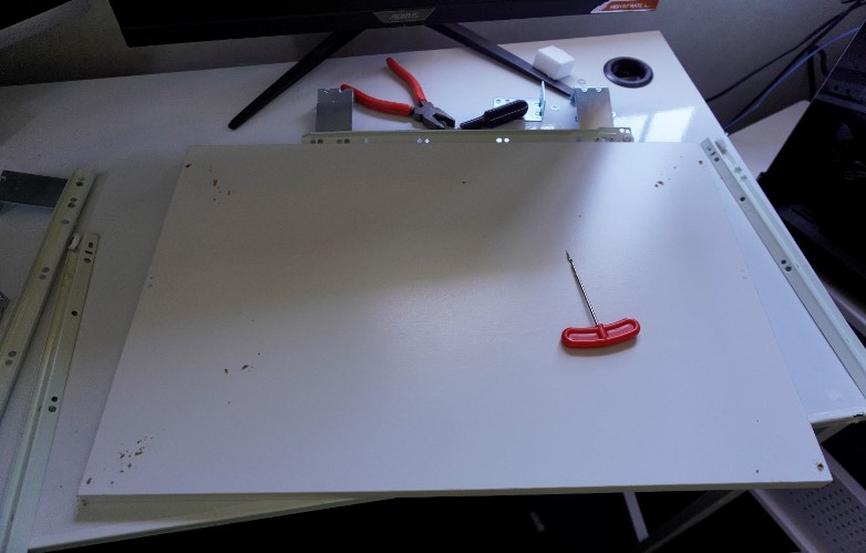 自作キーボードスライダー作り方解説写真